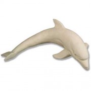 Dolphin Doing A Swim 41in. Long Fiberglass Resin In/Outdoor Statue