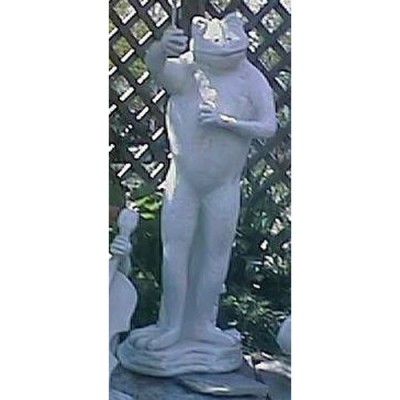Frog Jazz Conductor 26in. Fiberglass Indoor/Outdoor Garden -  - F940