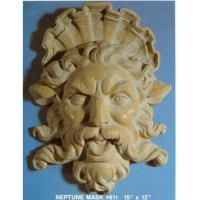 Neptune Trevi  15in. - Fiberglass Resin - Indoor/Outdoor Statue