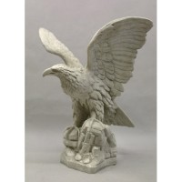 Eagle Facing Right Fiberglass Resin Indoor/Outdoor Statue/Sculpture