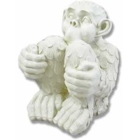 Chimp - Fiberglass Resin - Indoor/Outdoor Garden Statue/Sculpture
