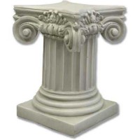 Ionic Fluted Column - Fiberglass Resin - Indoor/Outdoor Garden Statue