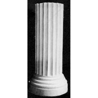 Greek Column Ruin 29 inch - Fiberglass Resin Indoor/Outdoor Statue
