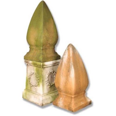 Blade Finial 25 In. Fiber Stone Resin Indoor/Outdoor Statue/Sculpture -  - FS7868