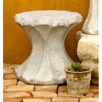 Cantina Pedestal Wide 17in. Lightweight Fiberglass Resin Indoor/Outdoor Garden