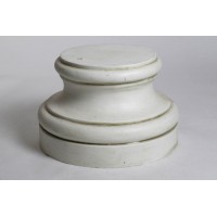 Baroque Pedestal Base 12in. Lightweight Fiberglass Resin Indoor/Outdoor