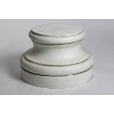 Baroque Pedestal Base 12in. Fiberglass Indoor/Outdoor Garden -  - F8911