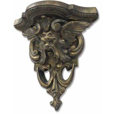 Notre Dame Bracket 12in. Fiberglass Indoor/Outdoor Garden Statue -  - HF734