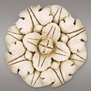 Tara Rosette 12 Inch Fiberglass Resin Indoor/Outdoor Statue/Sculpture