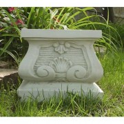 Tuscany Stand Pedestal Statue Display Base/Riser - Small - Lightweight Fiberglass Resin