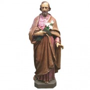 Saint Joseph 69in. - Lightweight Fiberglass Resin - Indoor/Outdoor Church Statuary