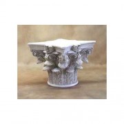 Corinthian Capital Top 14in. - Fiberglass Resin - Outdoor Statue