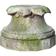 Hale Petal Statue Display Base/Riser 14" High Lightweight Fiberglass Resin Indoor/Outdoor