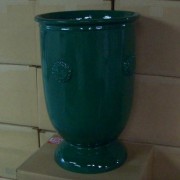French Anduze Planter Lg Fiberglass Resin Indoor/Outdoor Garden / Patio