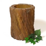 Log Planter Fiberglass Resin Indoor/Outdoor Garden / Patio Statue/Sculpture