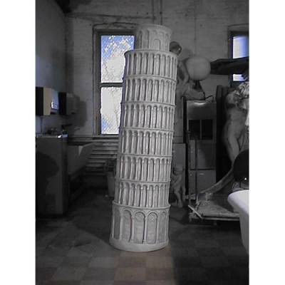 Tower Of Pisa 81 In. Fiberglass Indoor/Outdoor Statue/Sculpture - - F9331 Tower Of Pisa 81 In. Fiberglass Indoor/Outdoor Statue/Sculpture - - F9331