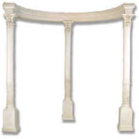 Gazebo Temple III- Fiberglass Resin - Indoor/Outdoor Statue/Sculpture
