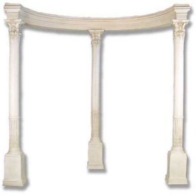 Gazebo Temple III- Fiberglass - Indoor/Outdoor Statue/Sculpture -  - F7116