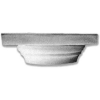 Compound Column Top (Square) - Fiberglass Resin - Outdoor Statue Compound Column Top (Square) - Fiberglass Resin - Outdoor Statue