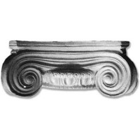 Greek Ionic Half Capital - Fiberglass Resin - Indoor/Outdoor Statue