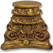 Roman Bath Cap. Candleholder - Fiberglass Resin - Outdoor Statue