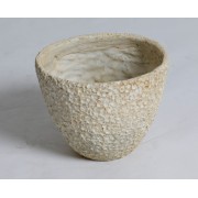 Blossom Planter Garden / Patio  8 Inch - Fiberglass Resin - Indoor/Outdoor
