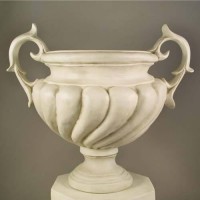 Baroque Patio Urn 30 Inch Fiberglass Resin Indoor/Outdoor /Sculpture