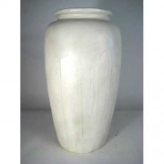 Dripped Pot 30in. - Fiberglass Resin - Indoor/Outdoor Garden / Patio Statue