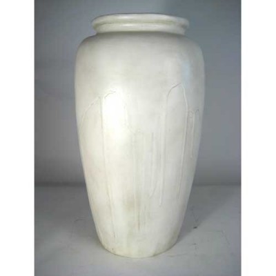 Dripped Pot 30in. - Fiberglass - Indoor/Outdoor Garden Statue -  - F493