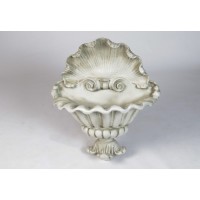Shell Opera Planter 32in. Fiberglass Resin Indoor/Outdoor Garden / Patio