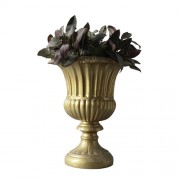 Fluted Urn 20in. High  Fiberglass Resin Indoor/Outdoor Garden / Patio