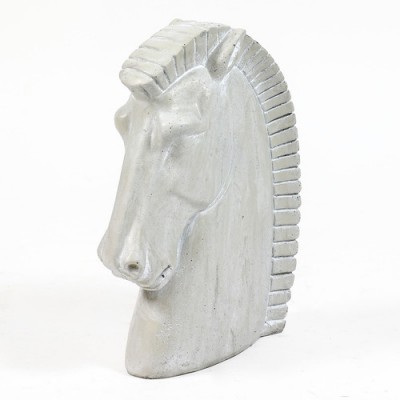 Deco Horse Head No Base - Fiber Stone Resin - Indoor/Outdoor Statue -  - FS722
