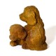 Two Puppies Fiber Stone Resin Indoor/Outdoor Statuary -  - FS333381