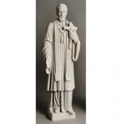Saint Francis Xavier 26.5 In. Lightweight Fiberglass Resin - Indoor/Outdoor Statue