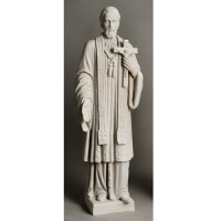Saint Francis Xavier 26.5 In. Lightweight Fiberglass Resin - Indoor/Outdoor Statue