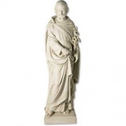 Saint Joseph From Mont 43in. - Lightweight Fiberglass Resin - Outdoor Statue
