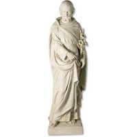 Saint Joseph From Mont 43in. - Lightweight Fiberglass Resin - Outdoor Statue