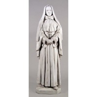 Mother Cabrini 48 In. - Lightweight Fiberglass Resin - Indoor/Outdoor Statue