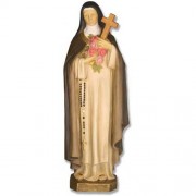 Saint Therese 36in. - Lightweight Fiberglass Resin - Indoor/Outdoor Church Statuary Saint Therese 36in. - Lightweight Fiberglass Resin - Indoor/Outdoor Church Statuary
