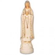 Our Lady Of Fatima 34in. Lightweight Fiberglass Resin - Indoor/Outdoor Statue