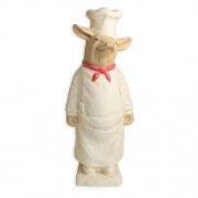 Chef Pig-Large - Fiberglass Resin Indoor/Outdoor Garden Statue