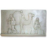 Child On Camel Slab A - Fiberglass Resin - Indoor/Outdoor Statue