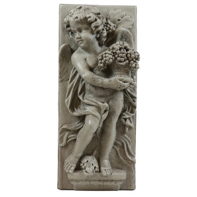 Little Boy Summer Plaque Fiber Stone Resin Indoor/Outdoor Statue -  - FS6650