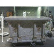Bishop Church Altar - Lightweight Fiberglass Resin - Indoor Structure