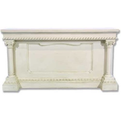 Side Altar 72in. Wide - Fiberglass - Indoor/Outdoor Statue -  - F7396