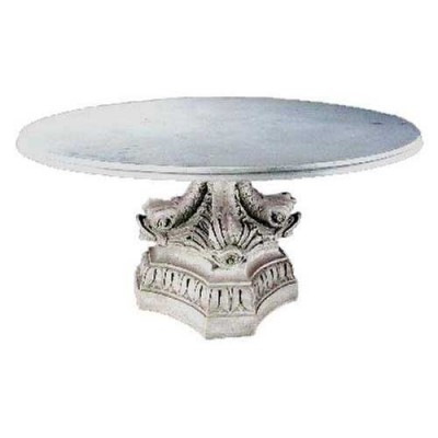Dolphin Table - Fiberglass - Indoor/Outdoor Statue/Sculpture -  - F9346