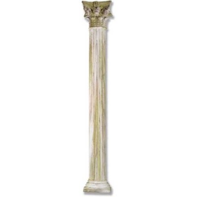 Corinthian 1/2 Column - 8in. - Fiberglass - Outdoor Statue - - F76501 Corinthian 1/2 Column - 8in. - Fiberglass - Outdoor Statue - - F76501