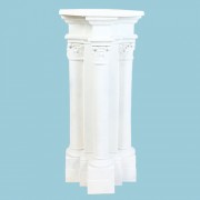 Louis Cathedral Stand Pedestal Statue Display Base/Riser 44in. Lightweight Lightweight Fiberglass Resin