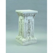 Ivy Pedestal 37" High Lightweight Fiberglass Resin Indoor/Outdoor Garden
