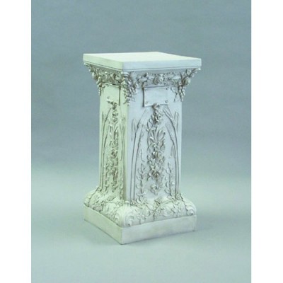Ivy Pedestal 37" High Fiberglass Indoor/Outdoor Garden -  - F6628